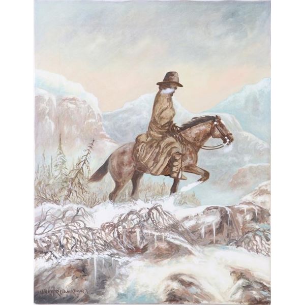 BOYD BLACKHAIR WARNER NAVAJO OIL ON CANVAS