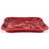 Image 8 : CHINESE CINNABAR & LACQUERED CARVED PLATE