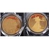 Image 1 : 2021 COOK ISLANDS THIN FINE GOLD EAGLE COINS - (2)