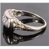 Image 4 : ANTIQUE 1920'S DIAMOND ART DECO 14K GOLD RING
