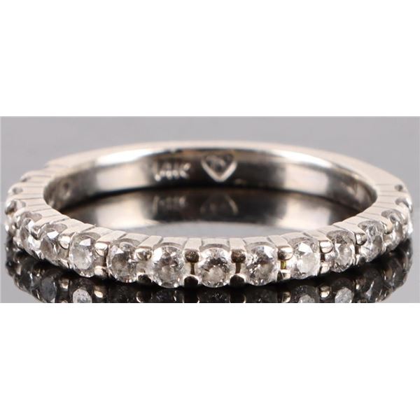 14K WHITE GOLD DIAMOND ETERNITY BAND