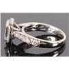 Image 3 : 1.0CTW DIAMOND 14K WHITE GOLD LADIES RING W/ CERT