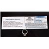 Image 6 : 1.0CTW DIAMOND 14K WHITE GOLD LADIES RING W/ CERT