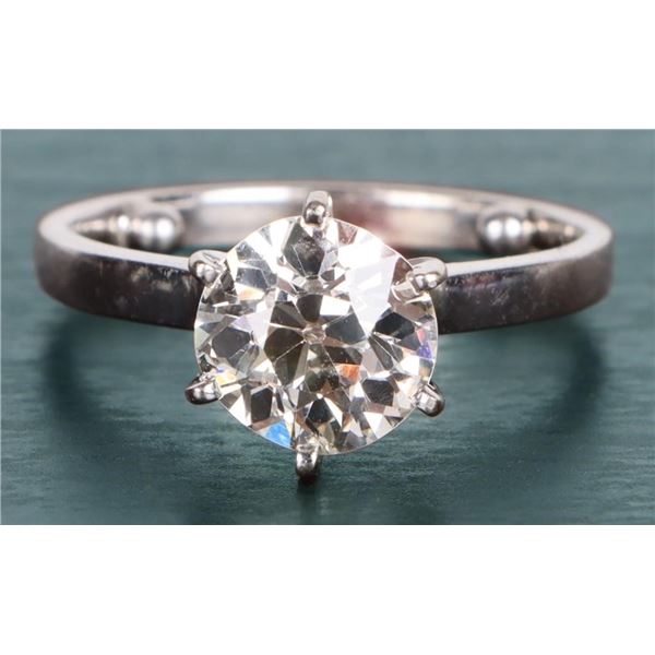NATURAL 1.94CT VVS1 SOLITAIRE DIAMOND LADIES RING