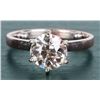 Image 1 : NATURAL 1.94CT VVS1 SOLITAIRE DIAMOND LADIES RING