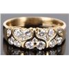 Image 1 : 14K YELLOW GOLD DIAMOND LADIES RING - 0.83 CTW