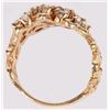 Image 2 : 14K 1.5CTW  DIAMOND LADIES GOLD  CLUSTER RING