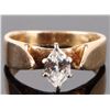 Image 2 : 14K  MARQUISE CUT NATURAL  DIAMOND SOLITAIRE SET