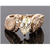 Image 2 : 1.25 CT. MARQUIS DIAMOND 14K RING RETURNED