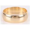 Image 2 : 14K YELLOW GOLD WEDDING BAND