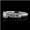 Image 2 : 0.53CT SI2 CENTER DIAMOND 18K WHITE GOLD RING