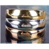 Image 1 : 18K GOLD TRI-COLOR BAND