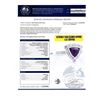 Image 4 : 1.30CT PURPLE KASHMIR SAPPHIRE DIA PLATINUM RING