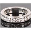 Image 1 : TIFFANY & CO. DIAMOND FULL ETERNITY PLATINUM RING