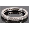 Image 1 : PLATINUM 0.51CTW ETERNITY STYLE WEDDING BAND