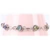 Image 6 : RAINBOW GEMSTONE STERLING SIVER BRACELETS
