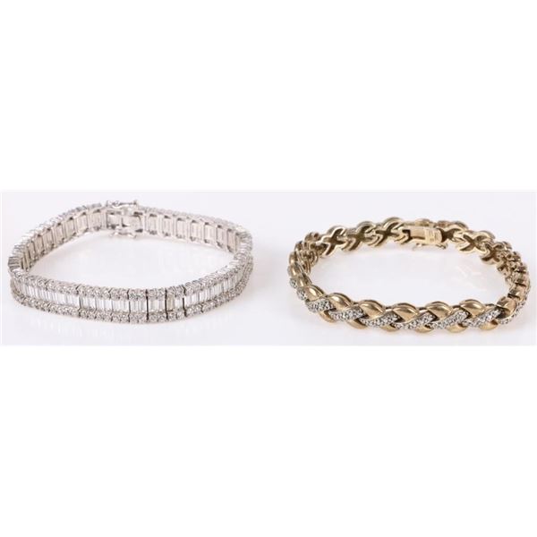 STERLING SILVER LADIES BRACELET SET