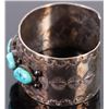 Image 2 : TED JOE NAVAJO STERLING SILVER TURQUOISE CUFF