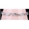 Image 1 : ~1.00CTW DIAMOND 10K WHITE GOLD LADIES BRACELET