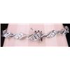 Image 4 : ~1.00CTW DIAMOND 10K WHITE GOLD LADIES BRACELET