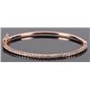 Image 1 : DSL 14K ROSE GOLD NATURAL DIAMOND LADIES BANGLE