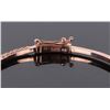 Image 4 : DSL 14K ROSE GOLD NATURAL DIAMOND LADIES BANGLE