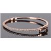 Image 5 : DSL 14K ROSE GOLD NATURAL DIAMOND LADIES BANGLE