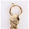 Image 3 : 14K GOLD BRAIDED ROPE BRACELET