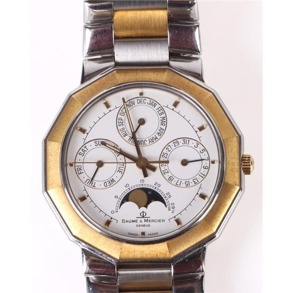 BAUMES & MERCIER RIVIERA 6131.2 TRIPLE CAL WATCH