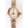 Image 1 : 14K YELLOW GOLD PB QUARTZ DIAMOND LADIES WATCH