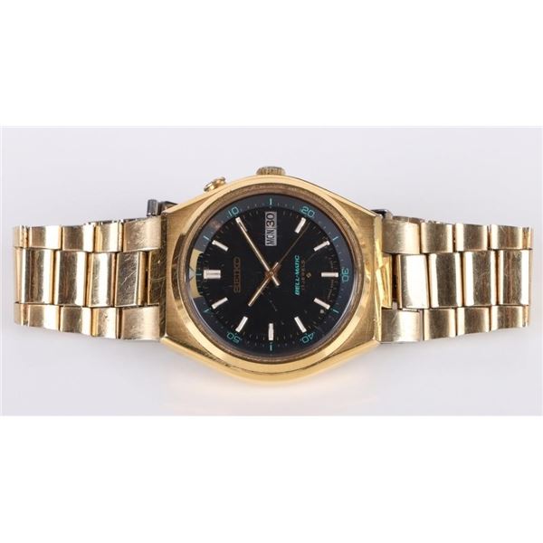 SEIKO BELL-MATIC BLACK DIAL 4006-6089 MEN'S WATCH
