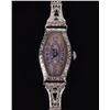 Image 2 : ANTIQUE 18K WHITE GOLD ART DECO LADIES WATCH