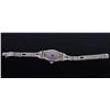 Image 4 : ANTIQUE 18K WHITE GOLD ART DECO LADIES WATCH