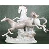 Image 1 : VINTAGE LLADRO GALLOPING HORSES #4655 PORCELAIN