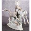 Image 3 : VINTAGE LLADRO GALLOPING HORSES #4655 PORCELAIN