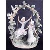Image 1 : RETIRED LLADRO GIRLS IN THE SWING #1366 FIGURINE