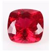 Image 1 : 14.0CT CUSHION-CUT RED RUBY GEMSTONE W/ EGL CERT