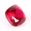 Image 2 : 14.0CT CUSHION-CUT RED RUBY GEMSTONE W/ EGL CERT