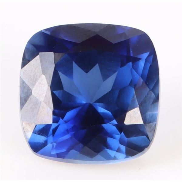 14.75CT CUSHION-CUT BLUE SAPPHIRE W/ EGL CERT