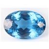 Image 1 : 25.85CT OVAL BLUE TOPAZ LOOSE GEMSTONE