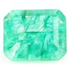 Image 1 : 9.05CT CUSHION CUT RECTANGULAR EMERALD GEMSTONE