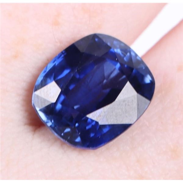 12.1CT CUSHION CUT RECTANGULAR SAPPHIRE GEMSTONE
