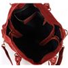 Image 6 : BALENCIAGA  RED SUEDE LADIES CITY BAG