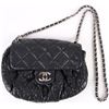Image 1 : VINTAGE CHANEL QUILTED LAMBSKIN CHAIN FLAP BAG