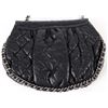 Image 3 : VINTAGE CHANEL QUILTED LAMBSKIN CHAIN FLAP BAG