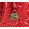 Image 2 : BRAHMIN MELBOURNE RED CROC ITALIAN LEATHER BAG