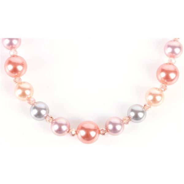 MASAMI TRI COLORED SOUTH SEA  PEARL NECKLACE