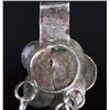 Image 3 : VINTAGE MEXICO STERLING 3D PANSY FLOWER NECKLACE