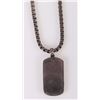 Image 3 : DAVID YURMAN DIAMOND & STERLING DOG TAG NECKLACE