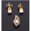 Image 1 : BEAUTIFUL 14K OPAL EARRING AND PENDANT SET
